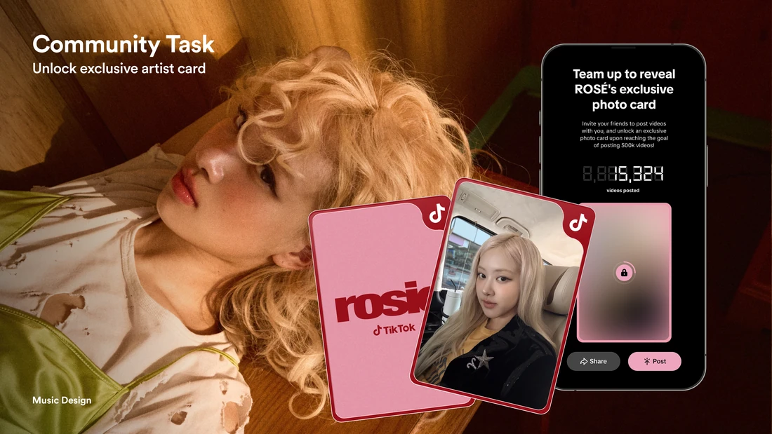 Community Task — unlock an exclusive artist card