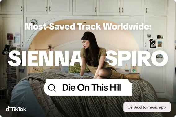 Most-Saved Track Worldwide: SIENNA SPIRO — Die On This Hill