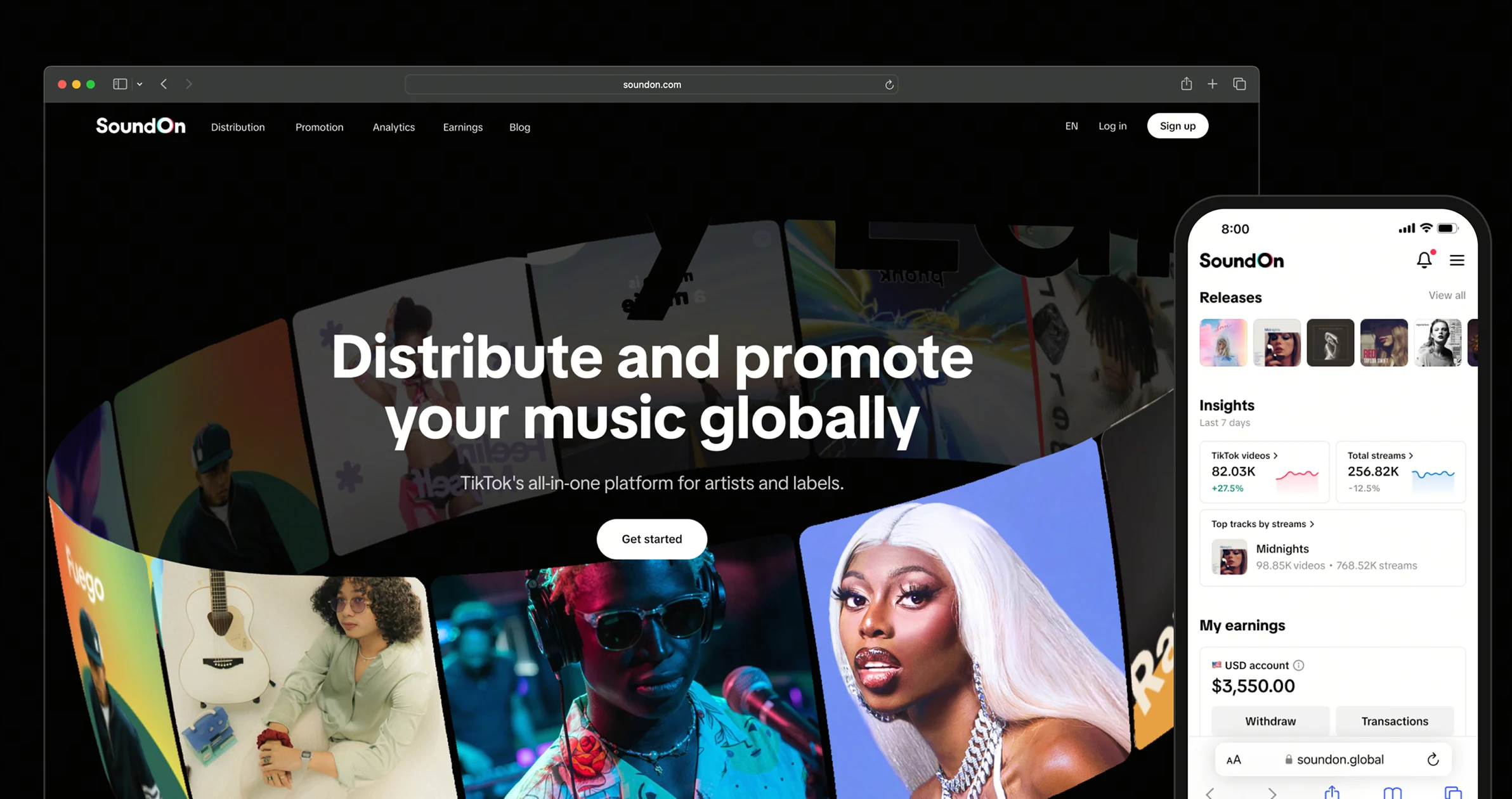 SoundOn — onboard artists and labels